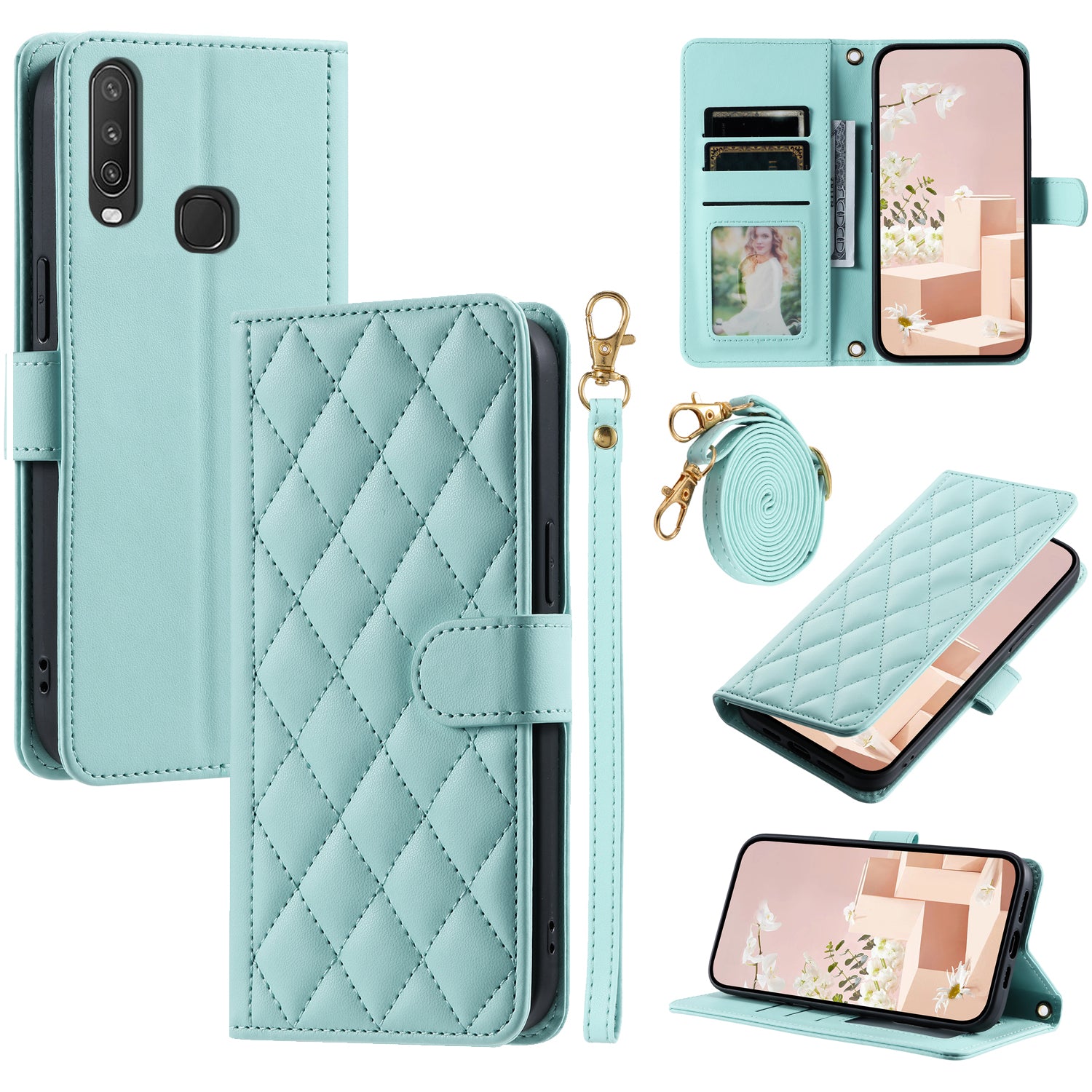 For vivo Y17 / Y15 / Y12 / Y11 (2019) Case Anti-Scratch Leather Flip Phone Cover with Wallet For vivo Y17 / Y15 / Y12 / Y11 (2019) Case Anti-Scratch Leather Flip Phone Cover with Wallet